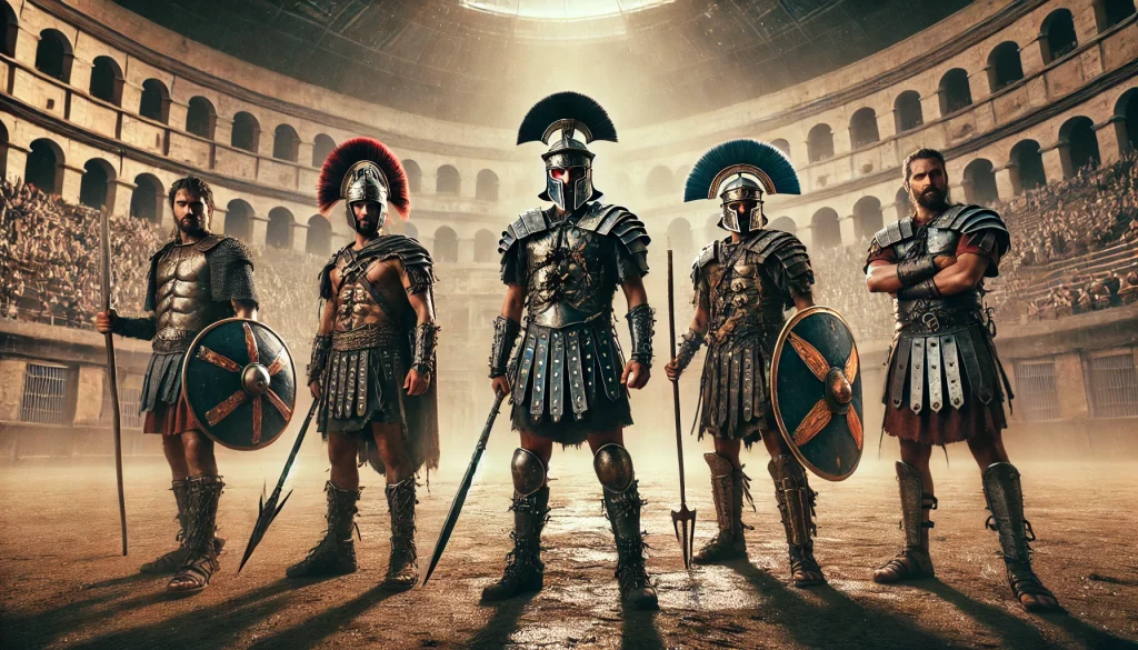 Gladiators during Cleopatra's Time.